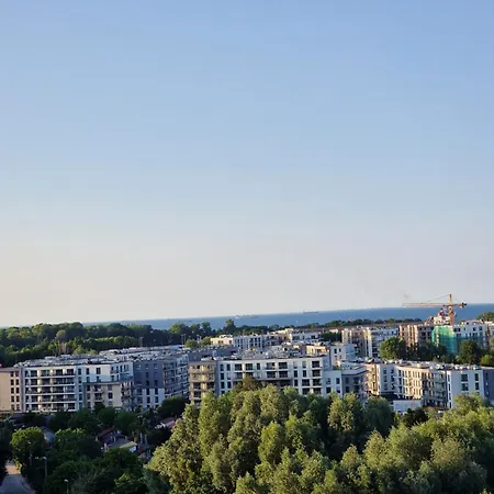 公寓 Mint Sea View - Letnica 格但斯克